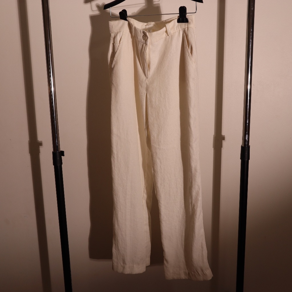 White Linen Pants